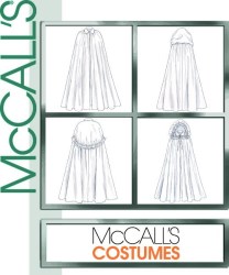 4698 MCCALLS VICTORIAN LINED CAPE COLLAR/ HOOD OR NOT PATTERN  Small - Medium  New